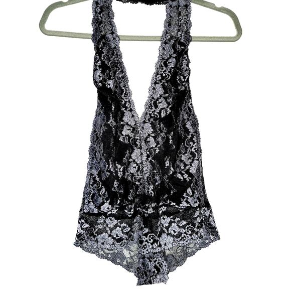 Wishlist Two Tone Lace Halter Teddy, Size 8, NWT - Picture 6 of 14